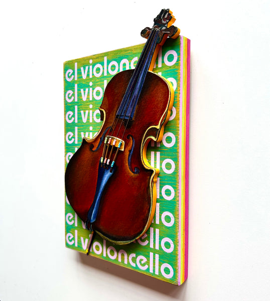 18 EL VIOLONCELLO (The Cello) by artist Sarah Polzin