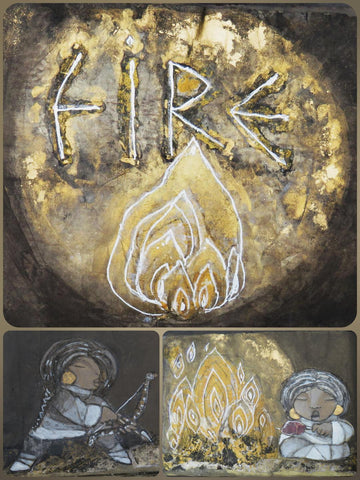 FIRE (book) by artist Patricia Krebs