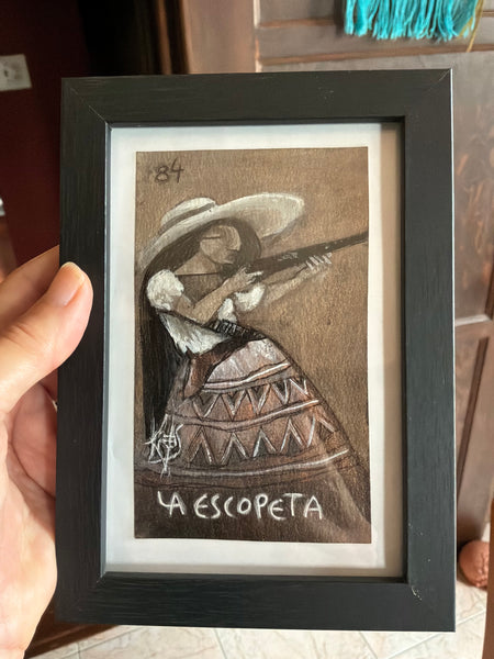84 LA ESCOPETA (The Shotgun) by artist Patricia Krebs