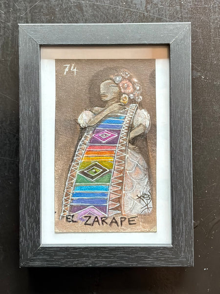 74 EL ZARAPE (The Blanket-like Shawl) by artist Patricia Krebs
