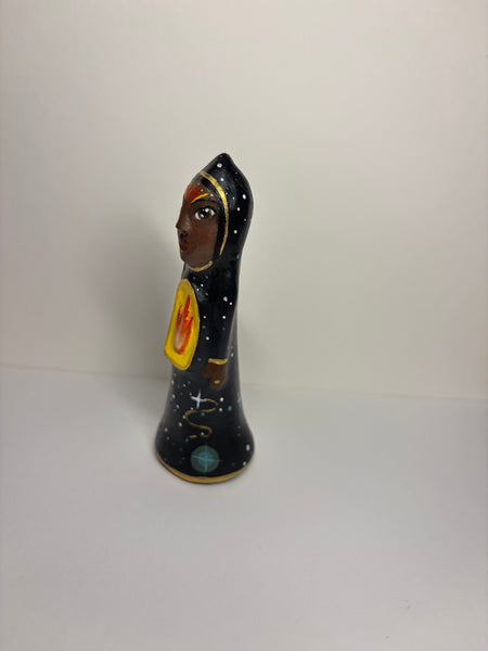 KEEPER OF THE COSMIC FLAME by artist Phoenix Glass