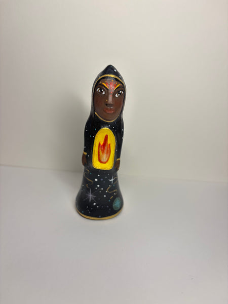 KEEPER OF THE COSMIC FLAME by artist Phoenix Glass