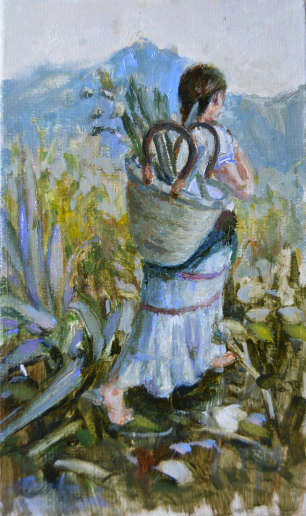 61 EL TLACHIQUERO (The Agave Harvester) / Noble Nectar by artist Jaclyn Alderete