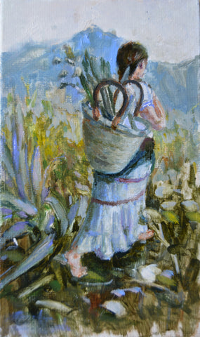 61 EL TLACHIQUERO (The Agave Harvester) / Noble Nectar by artist Jaclyn Alderete