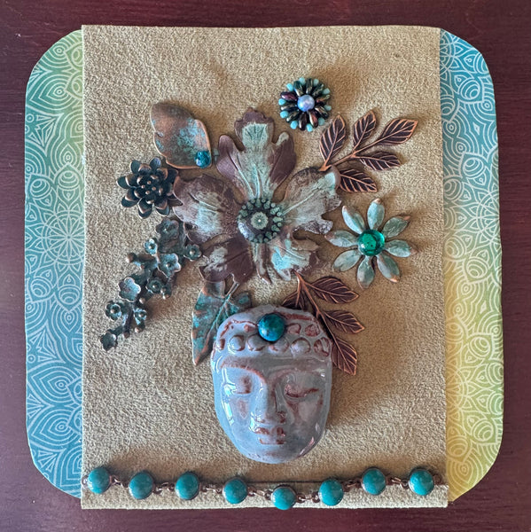 FLORA wall hanging by artist Karin Skiba