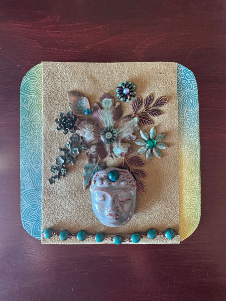 FLORA wall hanging by artist Karin Skiba