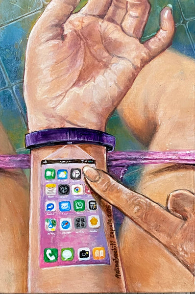 83 EL TELEFONO (The Telephone) by artist Gabriela Zapata