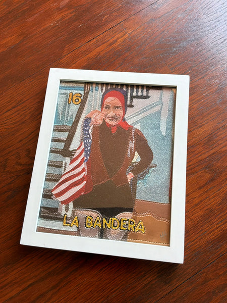 16 LA BANDERA (The Flag) / Edie's Flag LIMITED EDITION VINYL PRINT by artist Lori Herbst