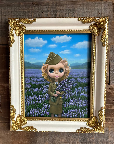 34 EL SOLDADO (The Soldier) / The Guardian of Lavender Serenity by artist Olga Ponomarenko
