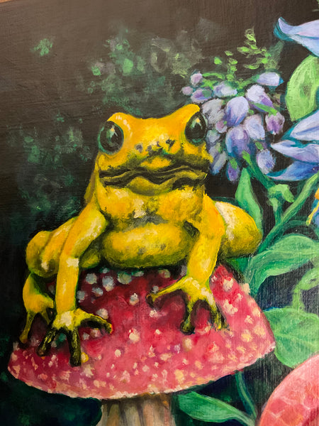FROGGY'S GARDEN by artist Annette Hassell
