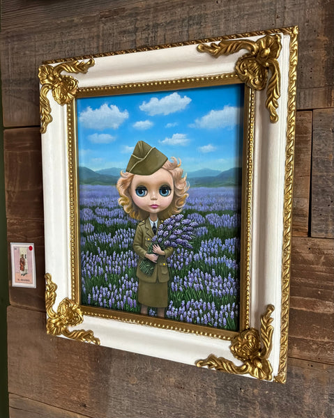 34 EL SOLDADO (The Soldier) / The Guardian of Lavender Serenity by artist Olga Ponomarenko