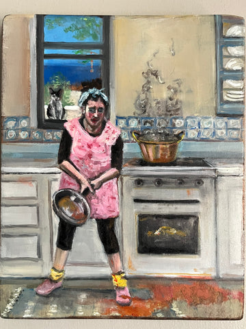 36 EL CAZO (The Pan) / Ethel’s Dysfunctionality Personality by artist Athanasia Nancy Koutsouflakis