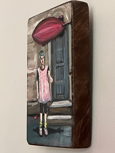 73 EL DIRIGIBLE (The Zeppelin) / Ethel’s Stairway to Heaven by artist Athanasia Nancy Koutsouflakis