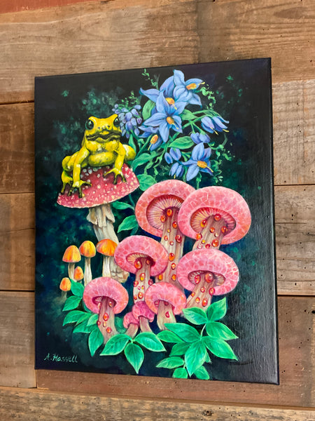 FROGGY'S GARDEN by artist Annette Hassell