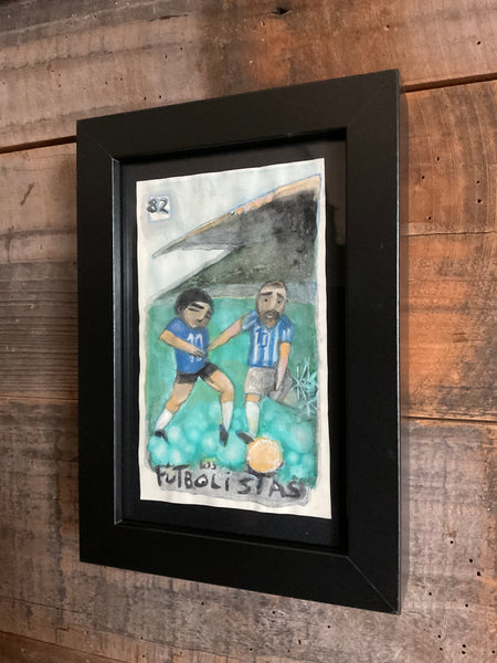 82 LOS FUTBOLISTAS (The Soccer Players) by artist Patricia Krebs