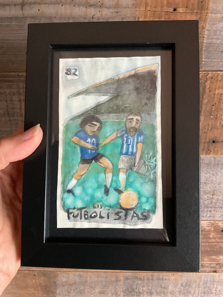 82 LOS FUTBOLISTAS (The Soccer Players) by artist Patricia Krebs