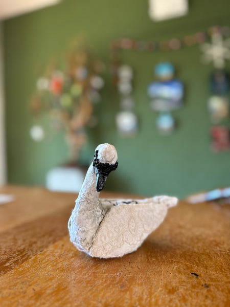 THE WINGED CREATURE, SWAN III by artist Disfairy