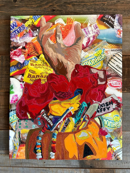 Q is for Quicksand by artist Lori Herbst