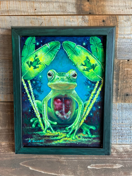 F is for Frog, but We Call it Magic by artist Annette Hassell