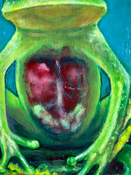 F is for Frog, but We Call it Magic by artist Annette Hassell