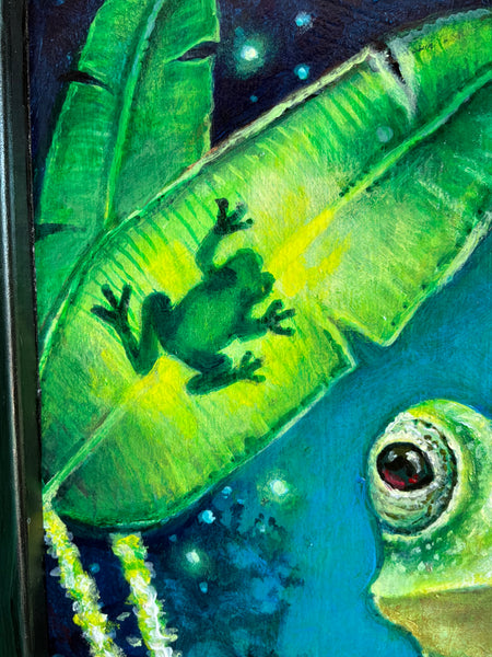 F is for Frog, but We Call it Magic by artist Annette Hassell