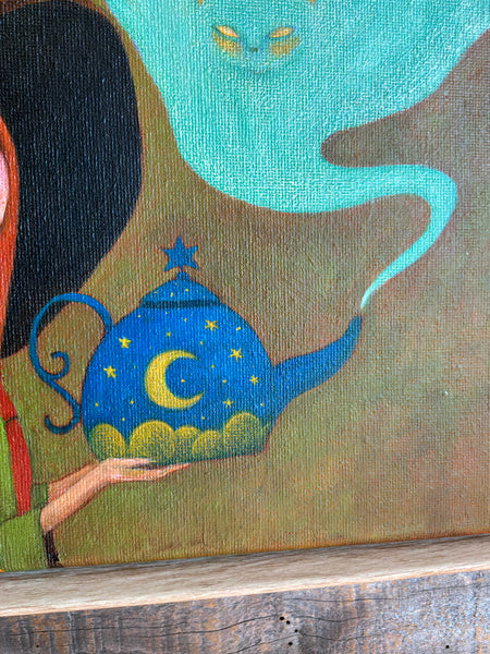 K is for Kettle by artist Joan Charles