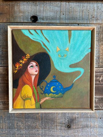 K is for Kettle by artist Joan Charles