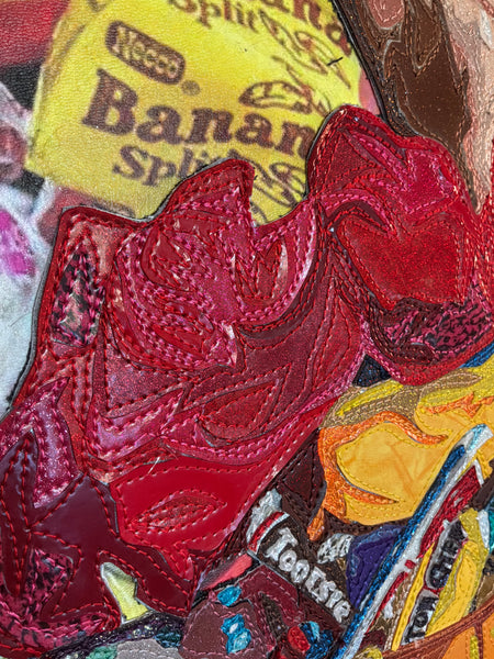 Q is for Quicksand by artist Lori Herbst