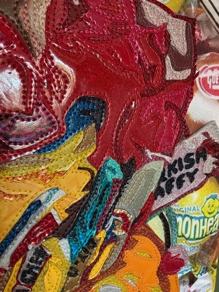 Q is for Quicksand by artist Lori Herbst