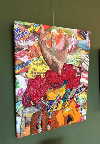 Q is for Quicksand by artist Lori Herbst