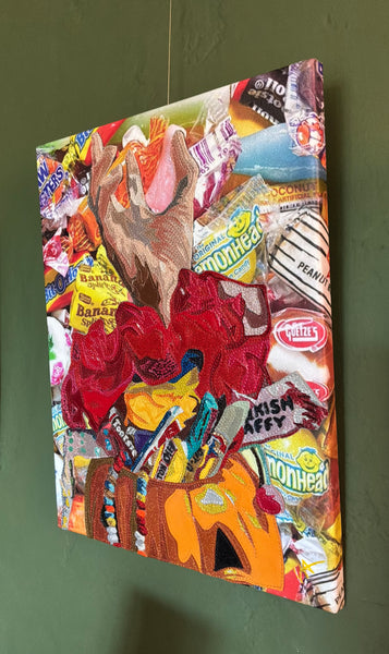Q is for Quicksand by artist Lori Herbst