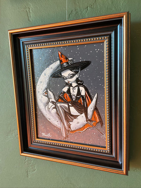 W is for Witch by artist Bob Doucette