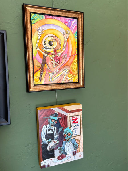 X is for X-ray by artist Brenda Paola Gómez