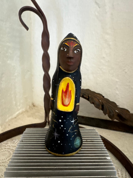 KEEPER OF THE COSMIC FLAME by artist Phoenix Glass
