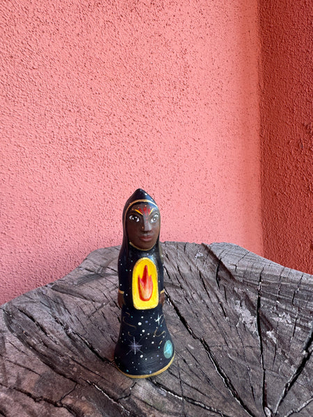 KEEPER OF THE COSMIC FLAME by artist Phoenix Glass