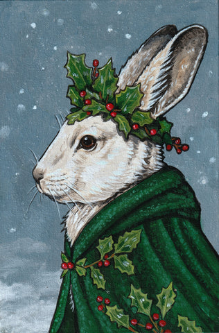 THE HOLLY KING by artist Chrystal Dawn