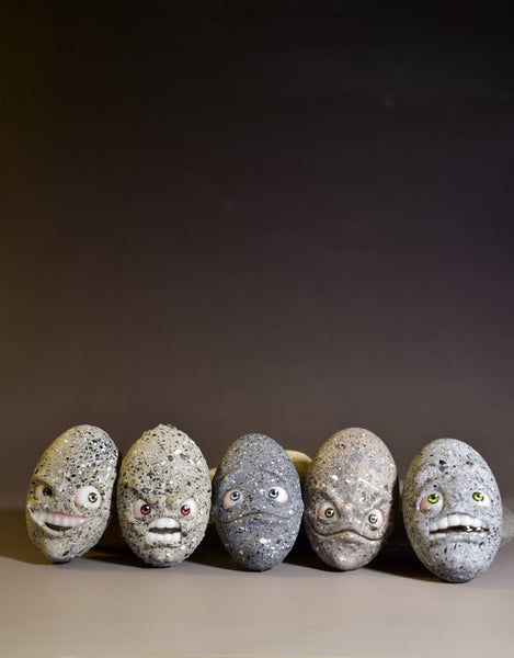 ANXIETY STONE 4, Teeth by artist Randy Kono