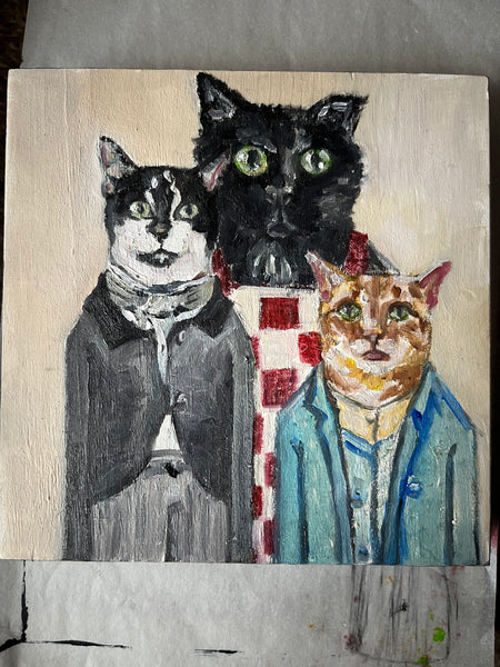 FAMILY PORTRAIT by artist A Nancy Koutsouflakis