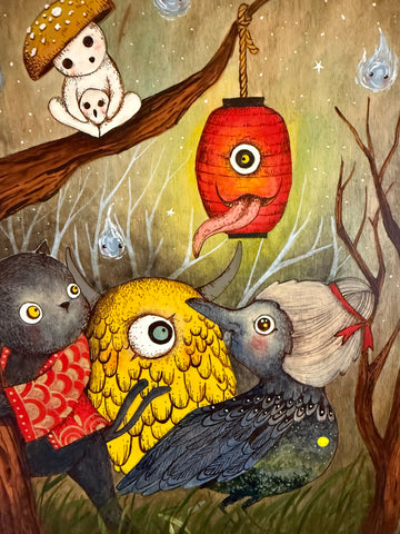 Y is for Yokai by artist Malathip