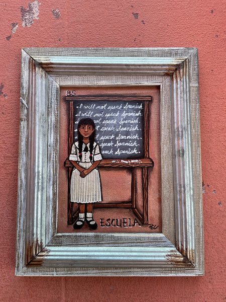 85 LA ESCUELA (The School/ Escuela Blackwell) by artist Pamela Enriquez-Courts