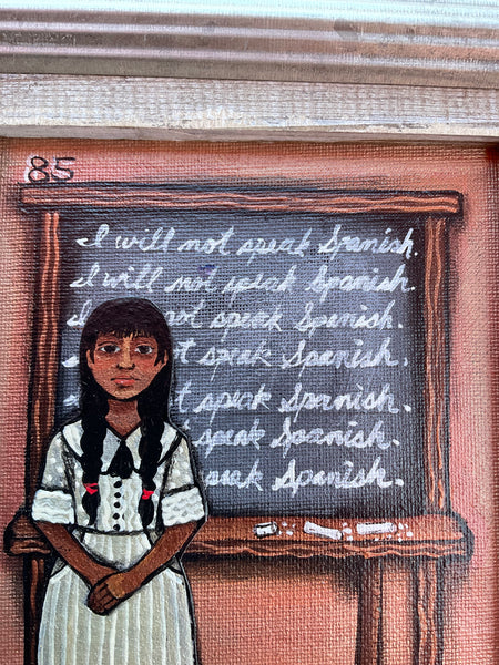 85 LA ESCUELA (The School/ Escuela Blackwell) by artist Pamela Enriquez-Courts