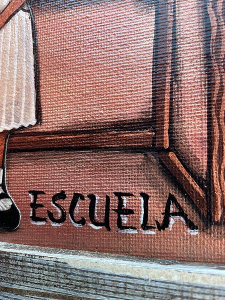 85 LA ESCUELA (The School/ Escuela Blackwell) by artist Pamela Enriquez-Courts