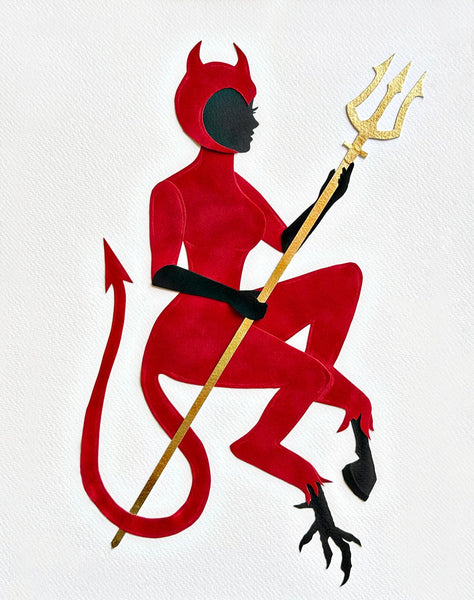 2 LA DIABLITA (The Devil) by artist Ivonne Garcia