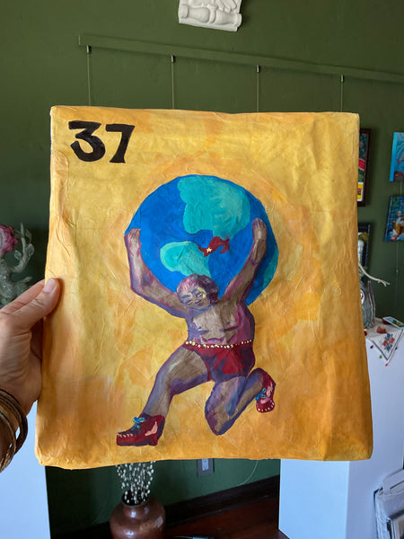 37 EL MUNDO (The World) by artist Lauren Arriola