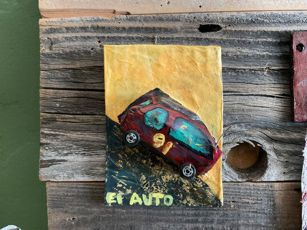 91 EL AUTO (The Car) by artist Lauren Arriola