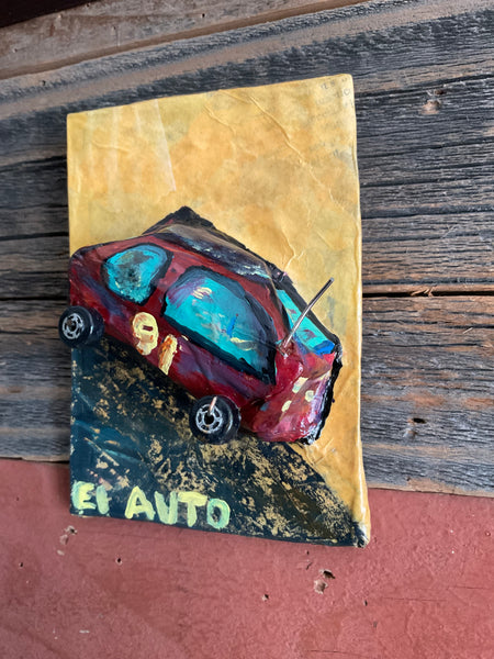 91 EL AUTO (The Car) by artist Lauren Arriola