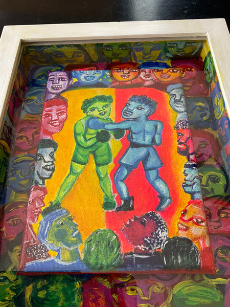 104 LOS BOXEADORES (The Boxers) by artist Brenda Paola Gomez