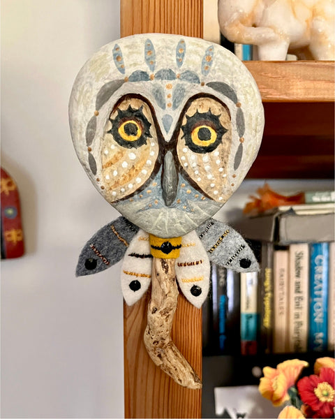 OWL MASK 21  by artist Ulla Anobile