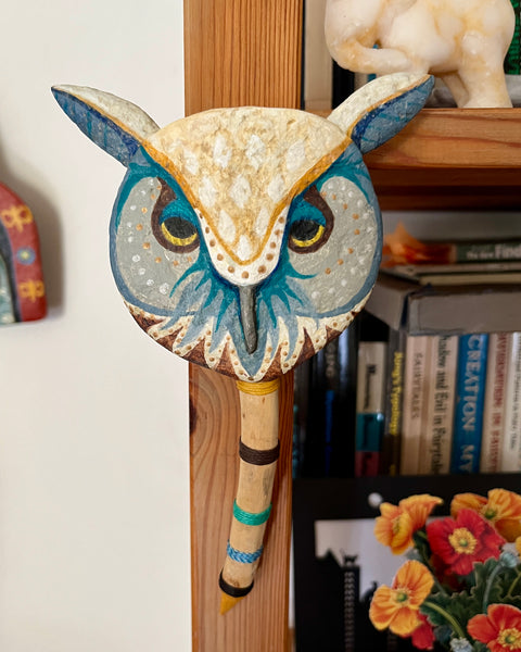 OWL MASK 22  by artist Ulla Anobile