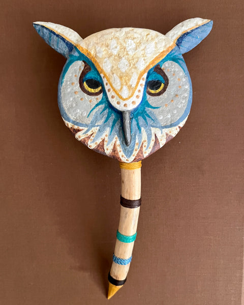 OWL MASK 22  by artist Ulla Anobile